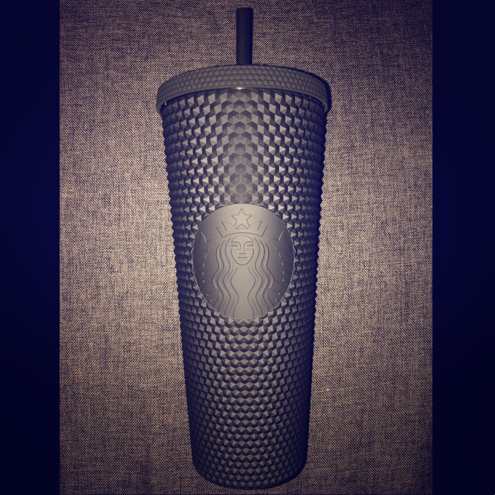 NWT Starbucks Matte Black Studded Tumbler 2019
